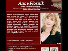 Tablet Screenshot of anneflosnik.com